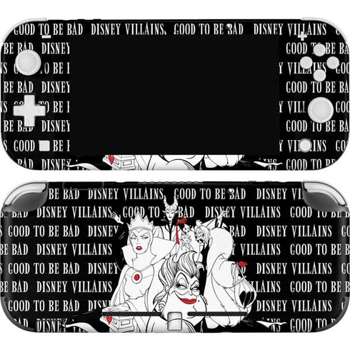 Disney Villains Characters Art Nintendo Switch Lite Skin